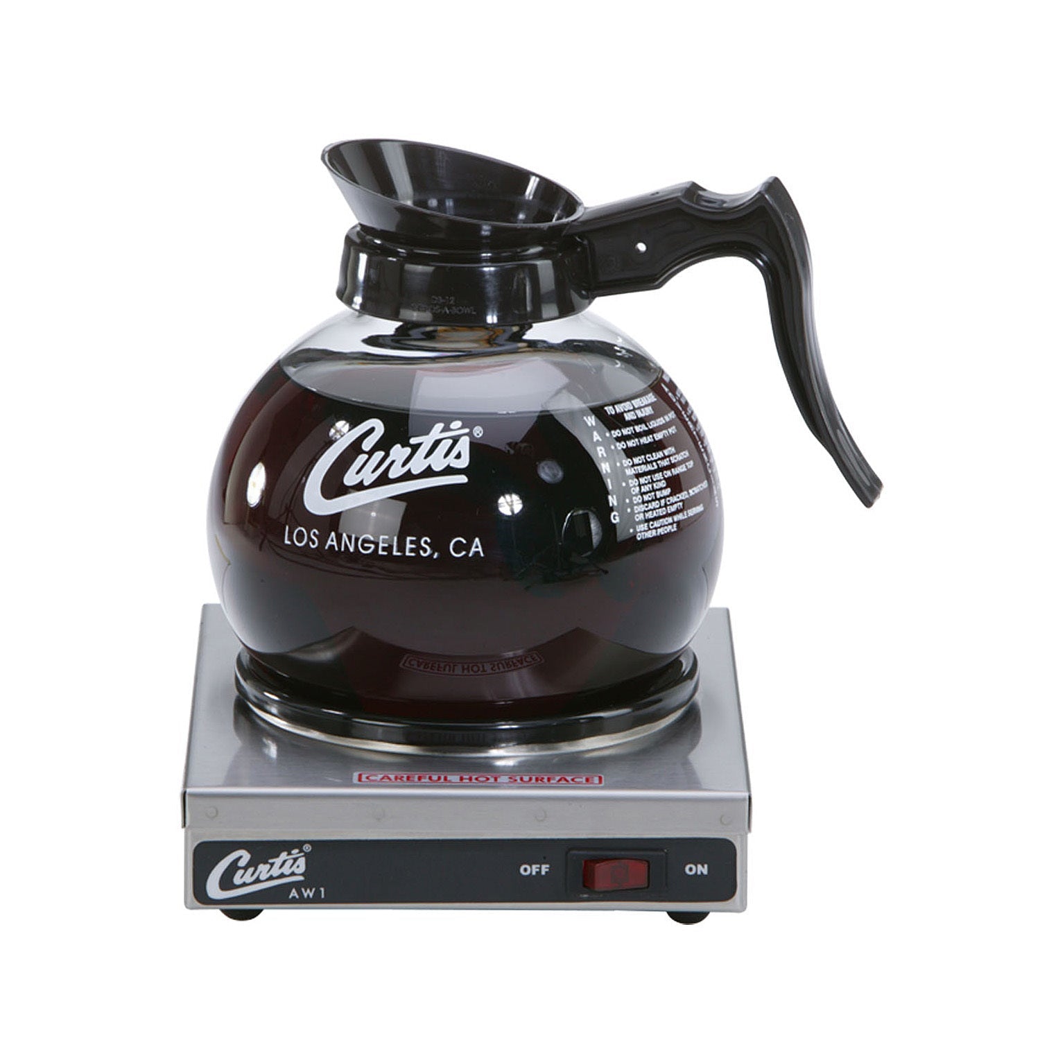 Wilbur Curtis AW-1-10 - Alpha Warmers - 1 Station Decanter Warmer-0