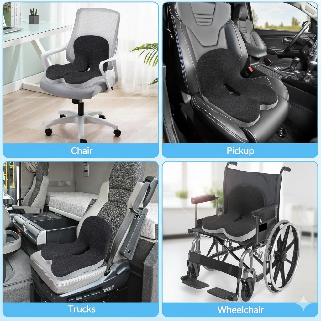 Seat Cushion with Lumbar support