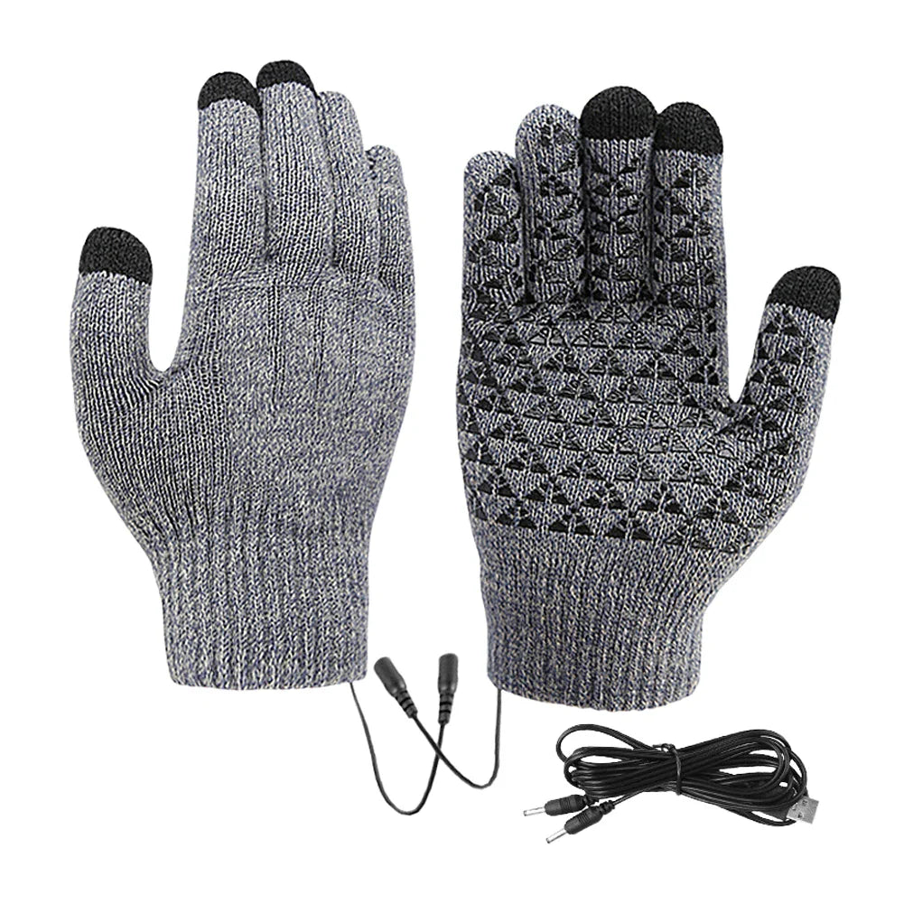 NNEOBA USB Heated Touchscreen Winter Cycling Gloves-0