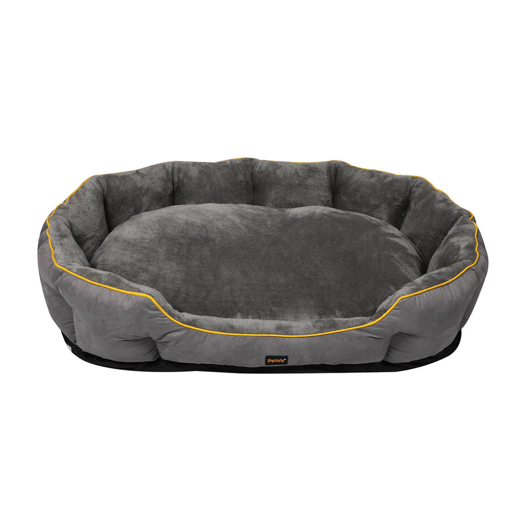 PaWz Electric Pet Heater Bed Heated L Grey Large-0
